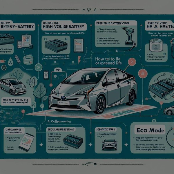 How to Maintain the HV Battery in a Toyota Prius for Extended Life?